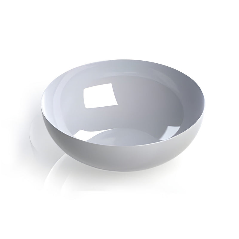 Style Salad Bowl Large, White Porcelain