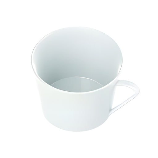 Style Round Breakfast Cup, White Porcelain