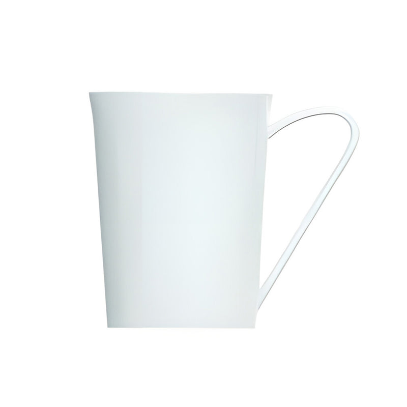 Style Round Espresso Cup, White Porcelain