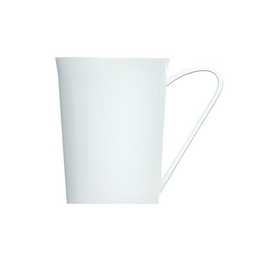 Style Round Espresso Cup, White Porcelain