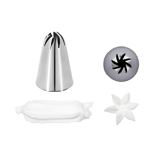 Rose Piping Tube Small, Stainless Steel