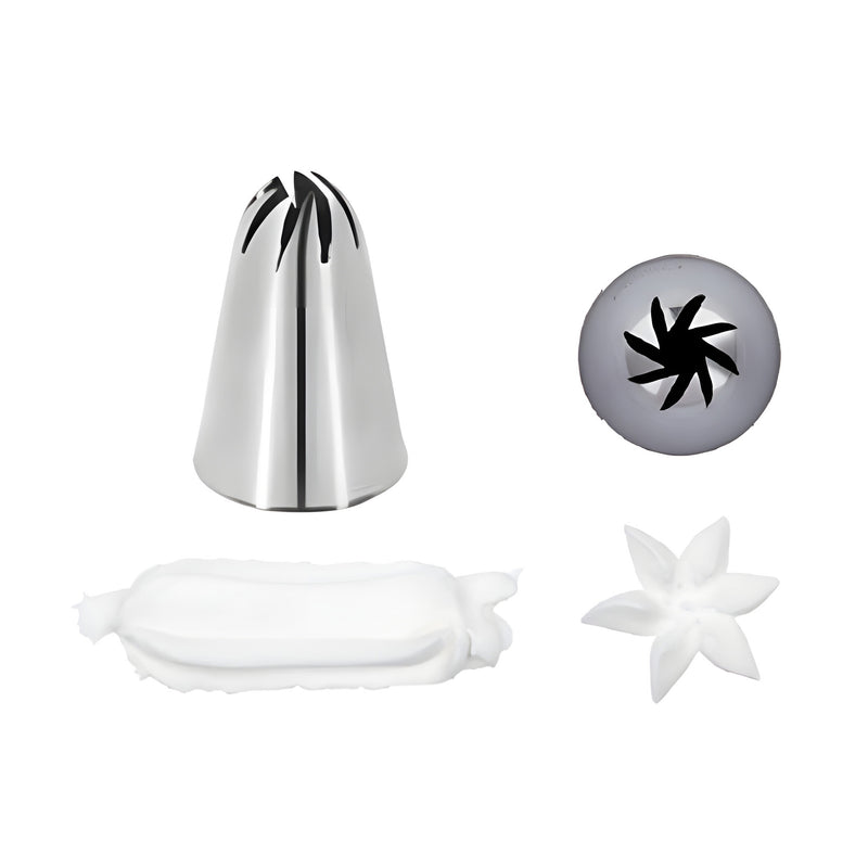 Rose Piping Tube Medium, Stainless Steel
