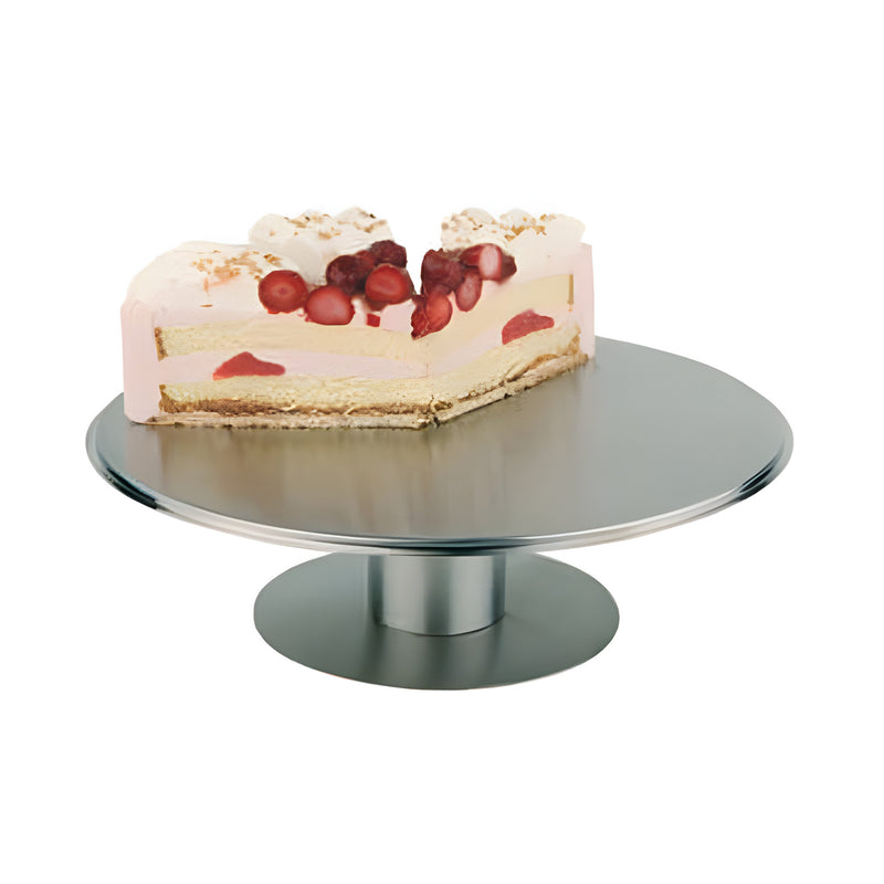 Revolving Cake Stand, Stainless Steel