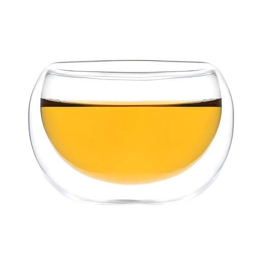 Round Double Wall Glass Bowl Large