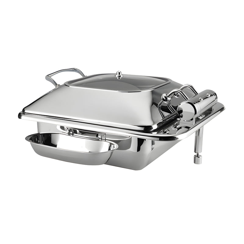 Star Square Induction Chafing Dish with Spoon Holder