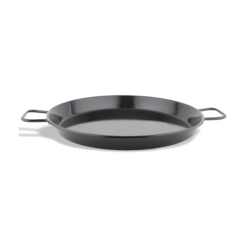 Mini Paella Pan Small, Black Enamelled Steel