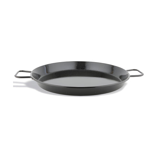 Mini Paella Pan Large, Black Enamelled Steel