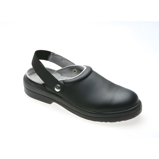 Silvo Black Safety Clog, Size 44