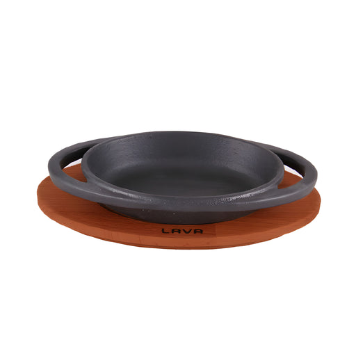 Wooden Stand for Oval Cast Iron Dish
