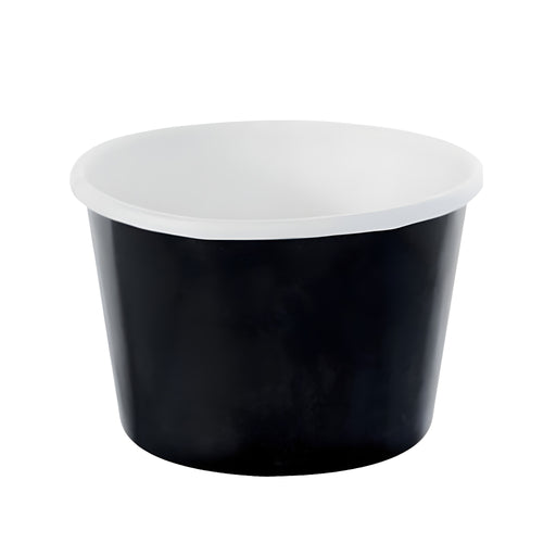 Black Paper Ice Cream Cup, Pack of 50