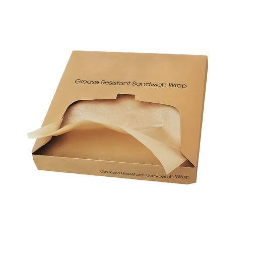 Kraft Greaseproof Deli Paper, Dispenser of 1000
