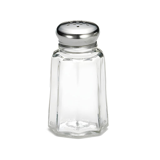 Paneled Glass Salt & Pepper Shaker 3cl, H7.6cm