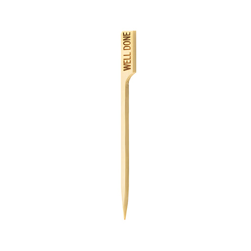 Well Done Paddle Pick L8.9cm, Bamboo