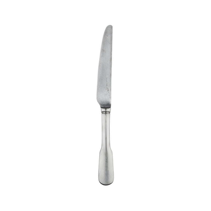 Fiddle Vintage Satin Table Knife, Solid Handle, Stainless Steel
