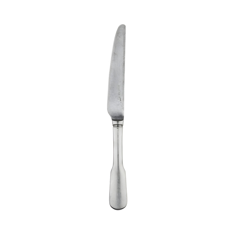 Fiddle Vintage Satin Dessert Knife, Solid Handle, Stainless Steel
