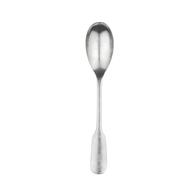 Fiddle Vintage Satin Dessert Spoon, Stainless Steel