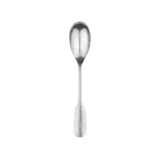 Fiddle Vintage Satin Round Soup Spoon, Stainless Steel