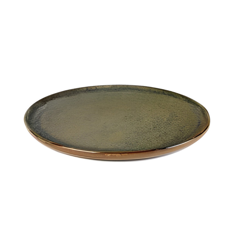 Surface Round Flat Plate, Indi Grey