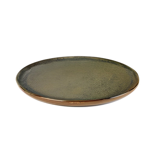 Surface Round Flat Plate, Indi Grey
