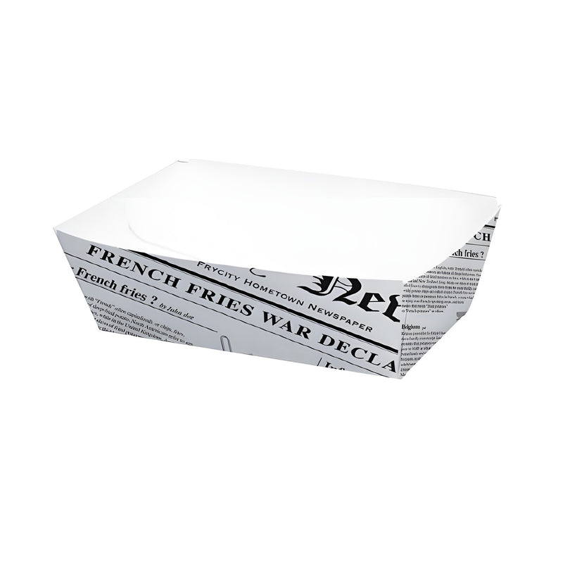 Newspaper Cardboard Food Tray (Pack of 100)
