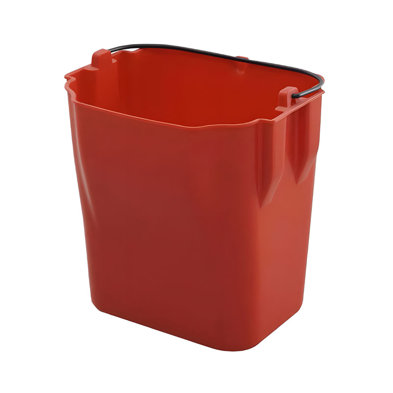 Dirty Water Bucket for Grandmaid Trolley, Red