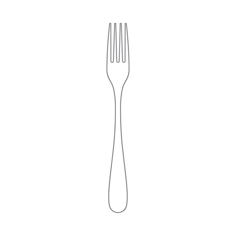 Mogano Satin Table Fork, Stainless Steel