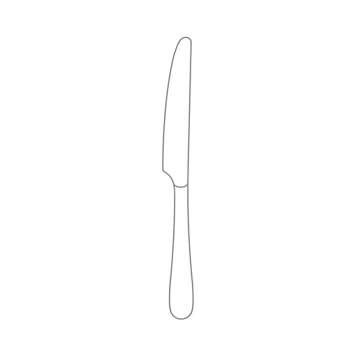 Mogano Satin Table Knife, Stainless Steel