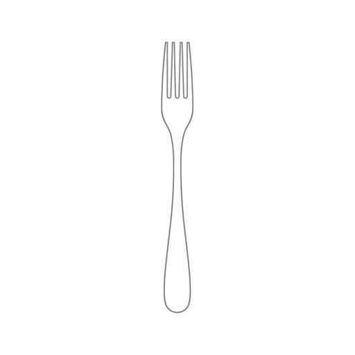 Mogano Satin Dessert Fork, Stainless Steel