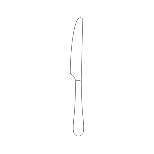 Mogano Satin Dessert Knife, Stainless Steel