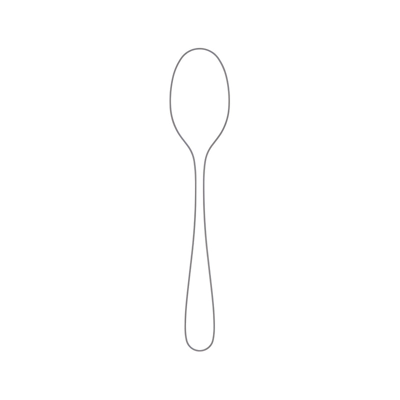 Mogano Satin Dessert Spoon, Stainless Steel
