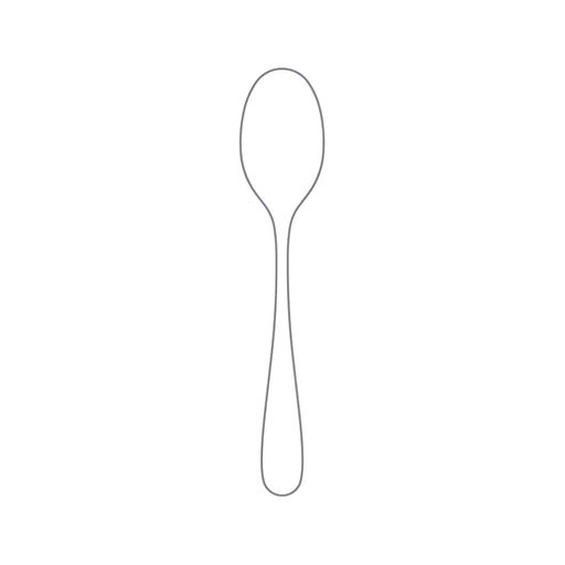 Mogano Satin Dessert Spoon, Stainless Steel