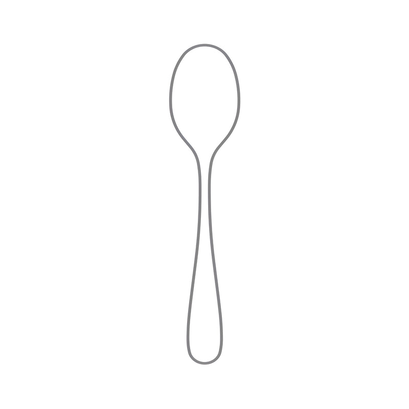 Mogano Satin Tea Spoon, Stainless Steel