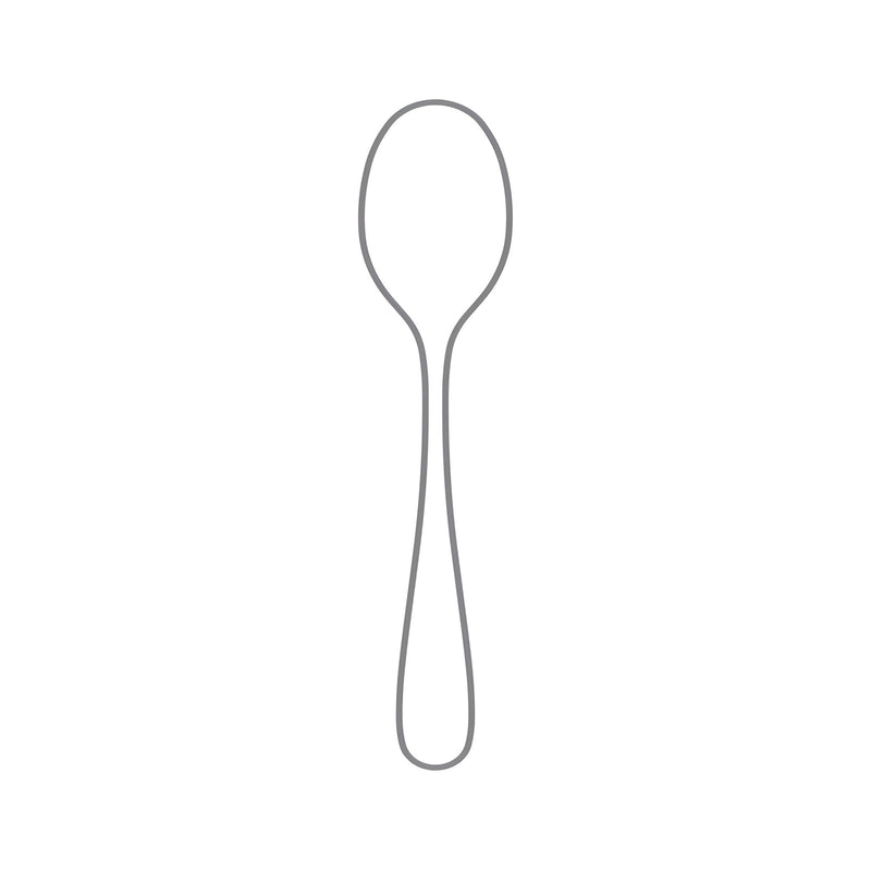 Mogano Satin Coffee Spoon, Stainless Steel