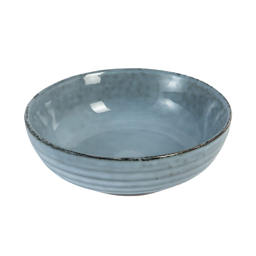 Sky Bowl, Blue Stoneware