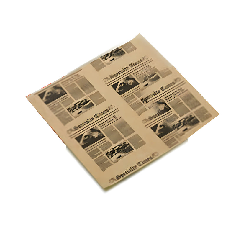 Fry Paper Newspaper Print, Kraft Background, Pack of 100