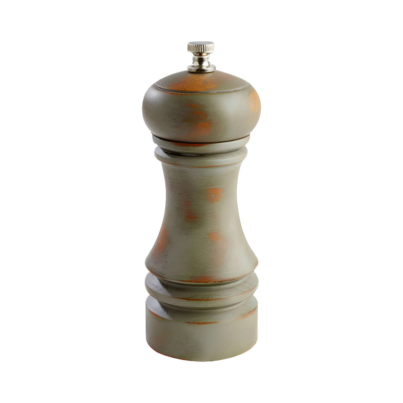 Vintage Khaki Salt Mill H15cm, Beechwood