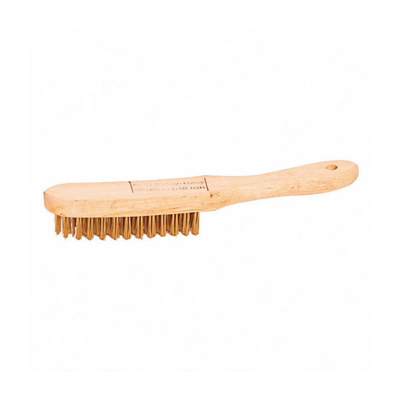 Metal Brush 27cm, 4-Row Steel with Handle