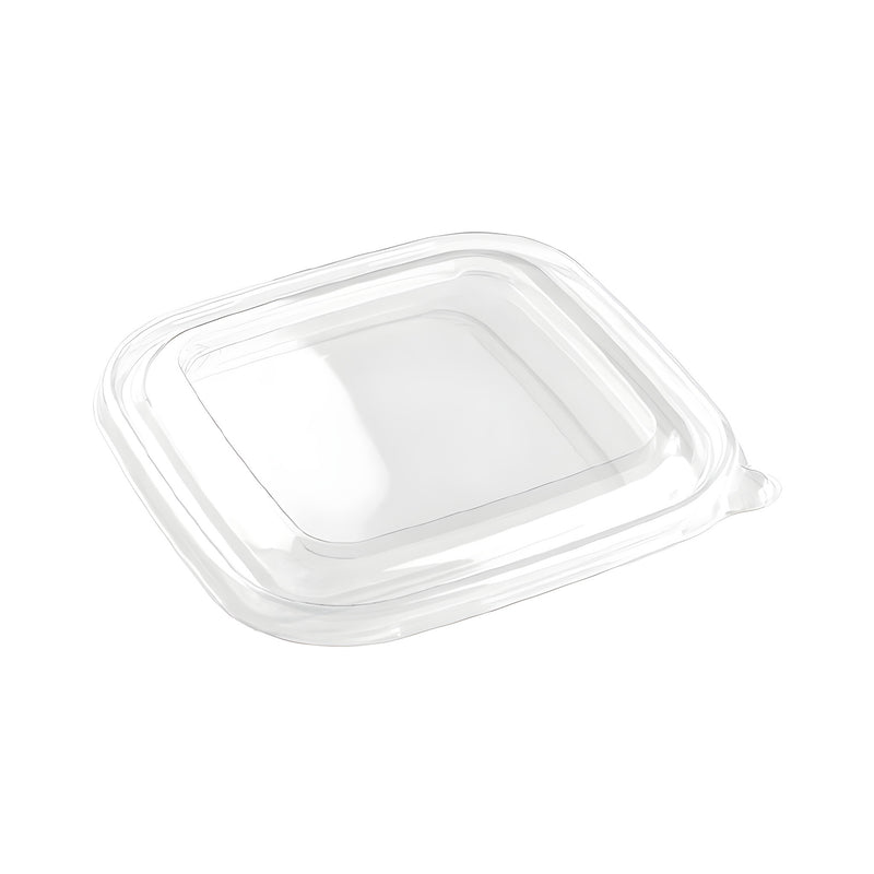 Bepulp PP Clear Hot Lid for Square Bowl (Pack of 50)