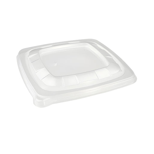 Bepulp PP Clear Hot Lid for Square Bowl (Pack of 100)