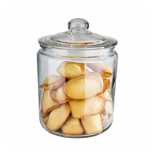 Classic Cookies Jar with Lid Large, Glass