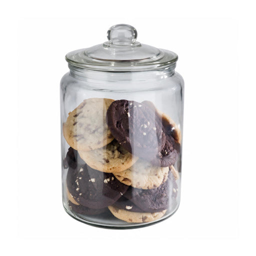 Classic Cookies Jar with Lid Extra Large, Glass