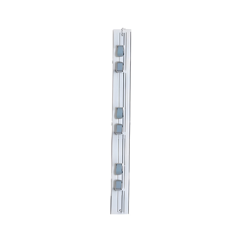 Wall Hanger for Brooms/Scoops, 3 Clips