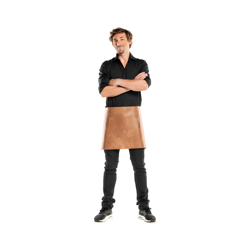 Regular Leather Waist Apron, Bourbon Gold