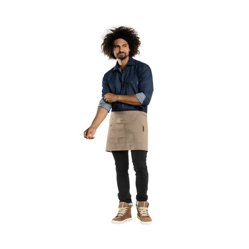 Base Denim Apron, Mud