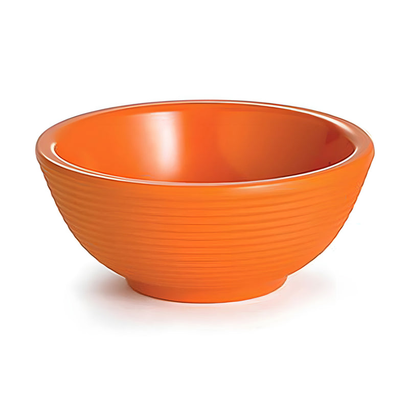 Ribbed Sauce Ramekin, Orange Melamine