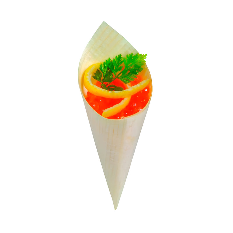 Disposable Wood Cone 7x18/12cm