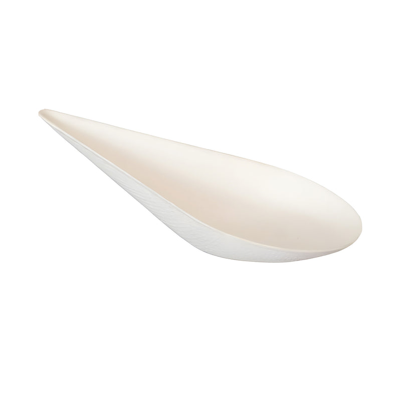 Bionchic White Mini Drop Spoon, Pulp, Pack of 30
