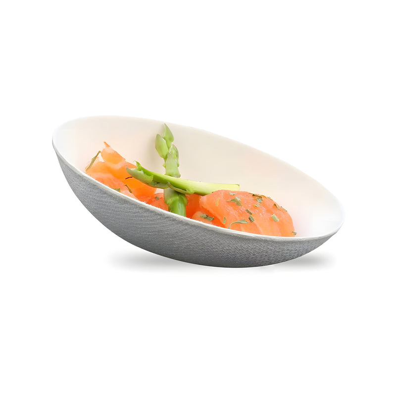 Bepulp White Mini Oval Plate (Pack of 50)