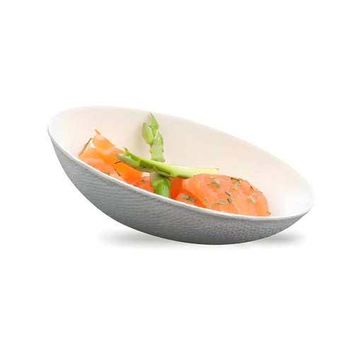 Bepulp White Mini Oval Plate (Pack of 50)