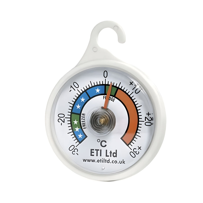 Fridge-Freezer Thermometer, Round Dial, -30/+30°C